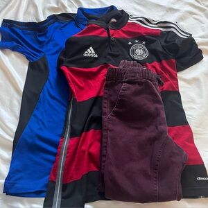 Boys Adidas Clothing Bundle Lot Soccer Jersey Youth L / 12 Teen S